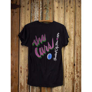 Retro The Cars Heartbeat City Concert T Shirt Black
